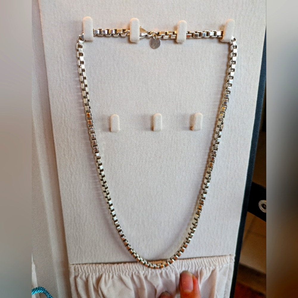 Tiffany & Co Venetian Necklace Sterling Silver choker